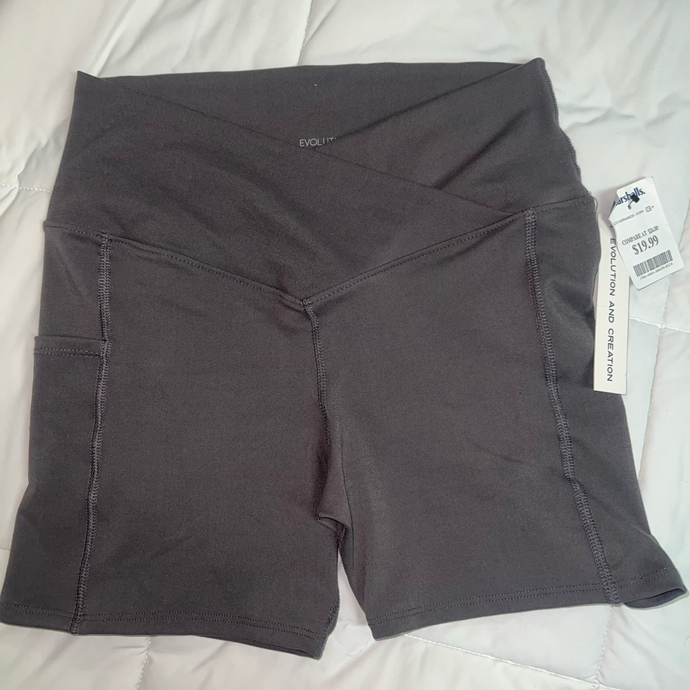 Dark Gray Bike Shorts
